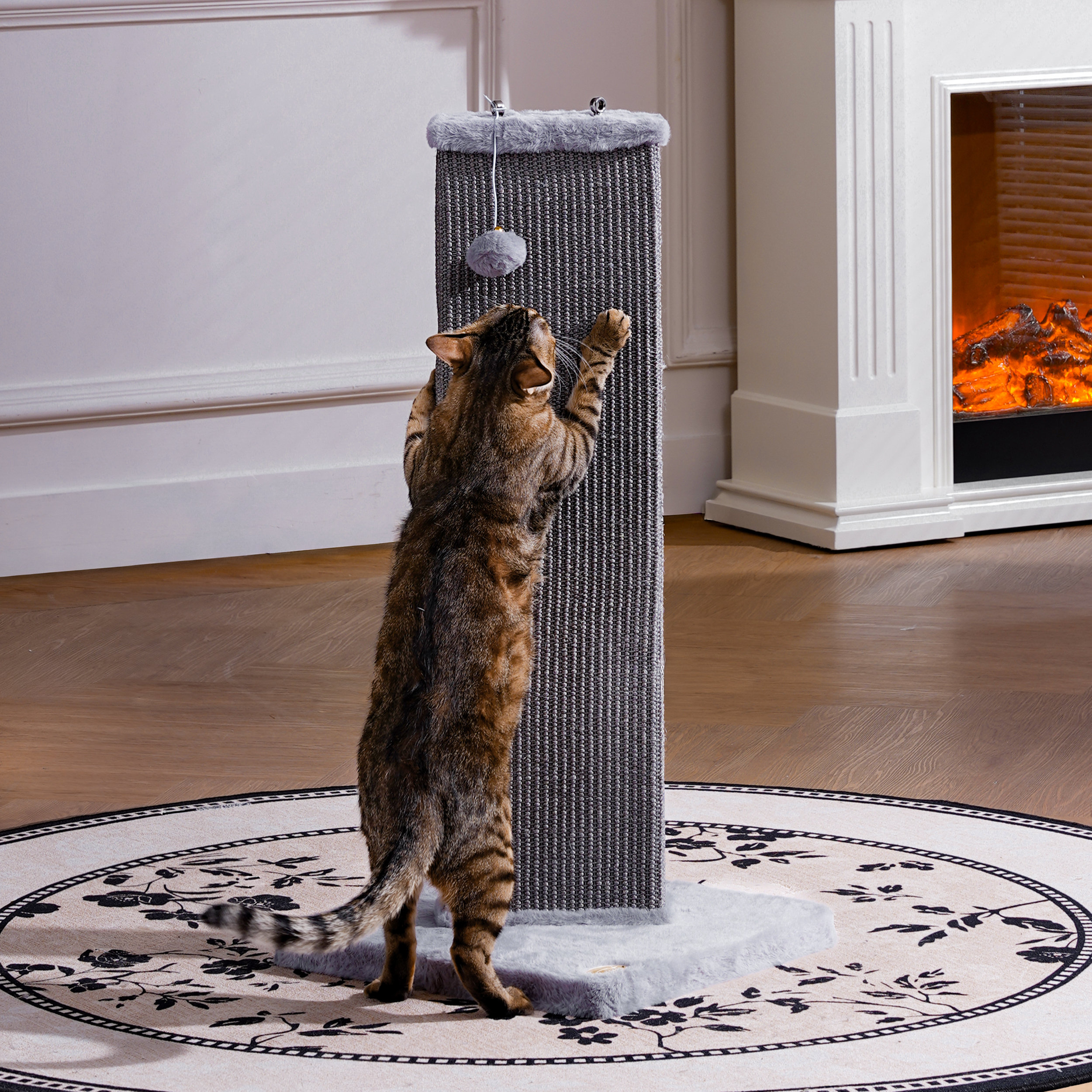 Sopapets Morden 32.7"H Extra Tall Cat Scratching Post &amp; Reviews | Wayfair